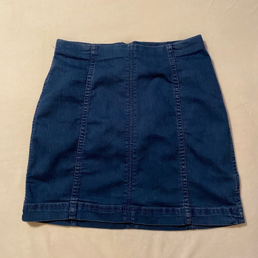 Free People Denim Skirt